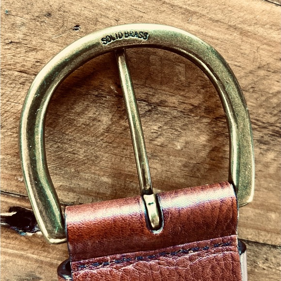 Wide 2” Ralph Lauren Leather Belt - Picture 4 of 9